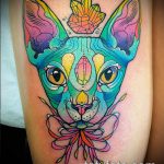 COLORED TATTOOS # 866 е готина версия на модела, която може успешно да се използва за трансформиране и прилагане като цветни татуировки на гърдите
