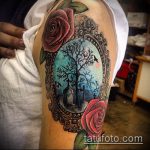 COLORED TATTOOS # 821 - готина версия на модела, която може успешно да се използва за трансформиране и прилагане като бухал за цвят на татуировка