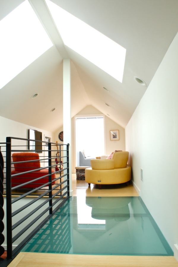 Povrchová úprava matného skla, protišmyková podlahová krytina, nápady na zariadenie