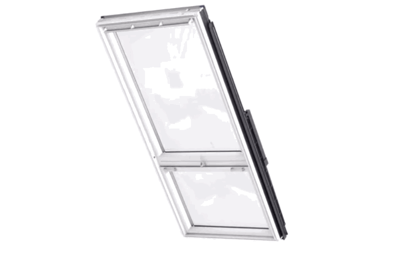 Takto sa otvára a zatvára strešné okno balkónový svetlíkový dizajn multifunkčný biely profil