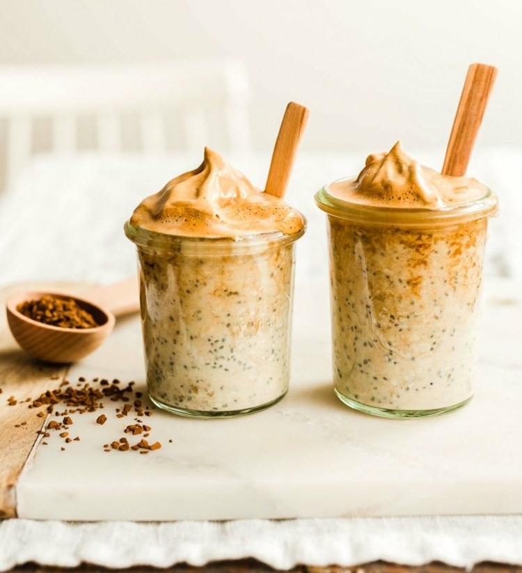 Recepty na ovsenú kávu Dalgona s nízkym obsahom kalórií