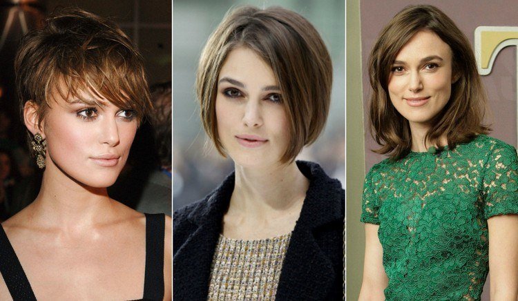 Prechodné účesy od Keiry Knightley Dámske prechodné účesy krátke vlasy-rast-prechod-stredne dlhé-keira-knightley