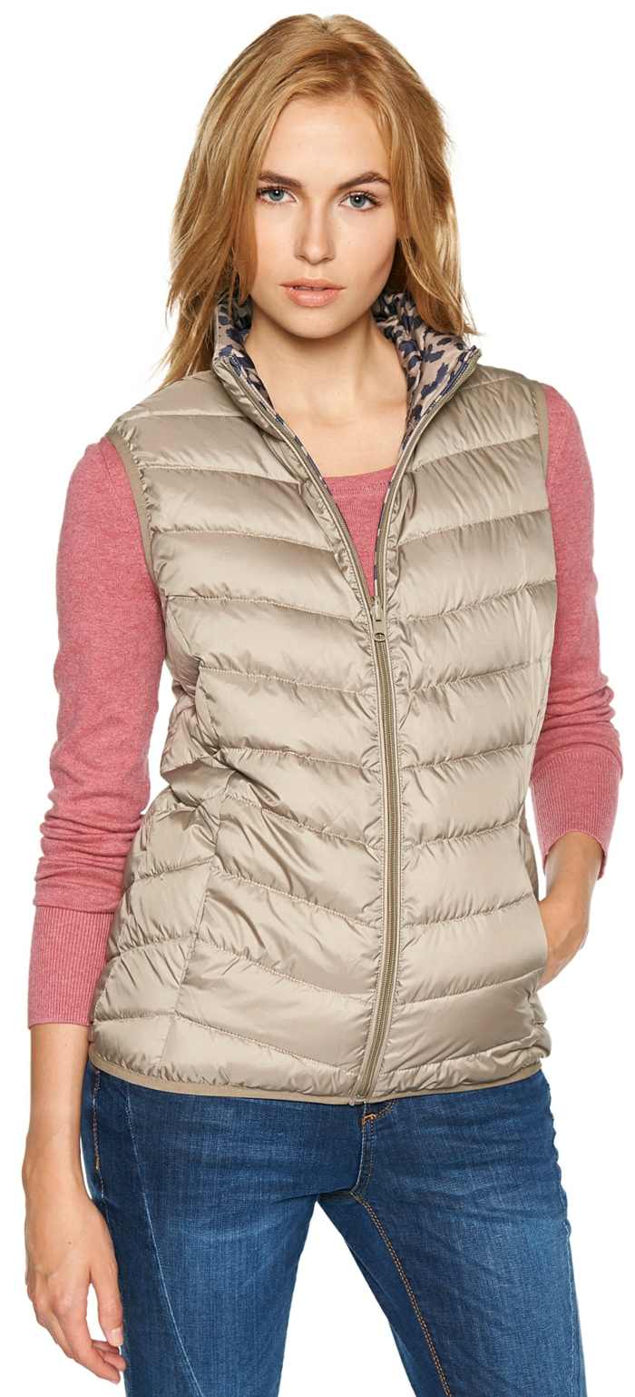 béžová prešívaná vesta od Tom Tailor Prešívaná vesta Tom Tailor v béžovej farbe