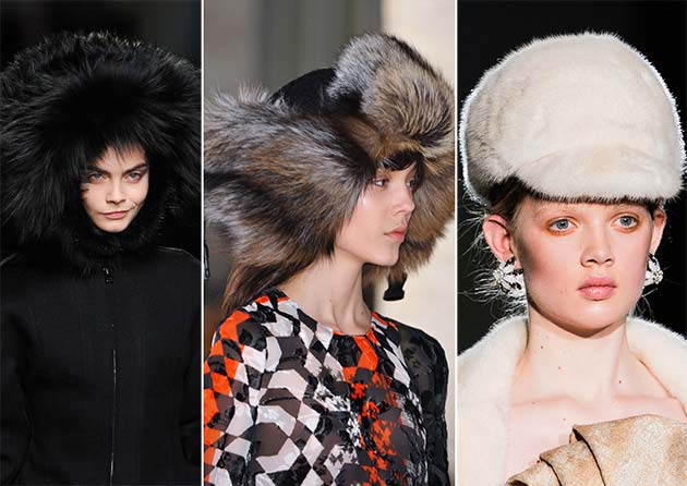 Jesenné dámske čiapky umelá kožušina teplá zima Dámske čiapky z umelej kožušiny vás v zime zahrejú