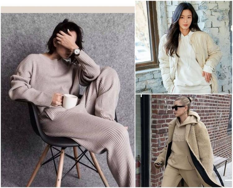 athflow outfit plyšová elegantná