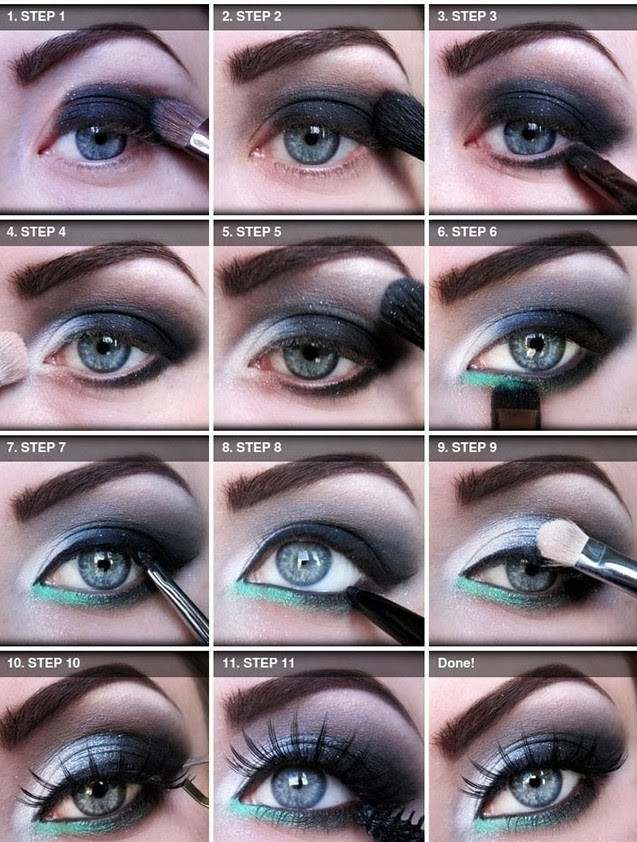 Skombinujte líčenie v podobných farbách profesionálne líčenie očí vyskúšajte nuansy