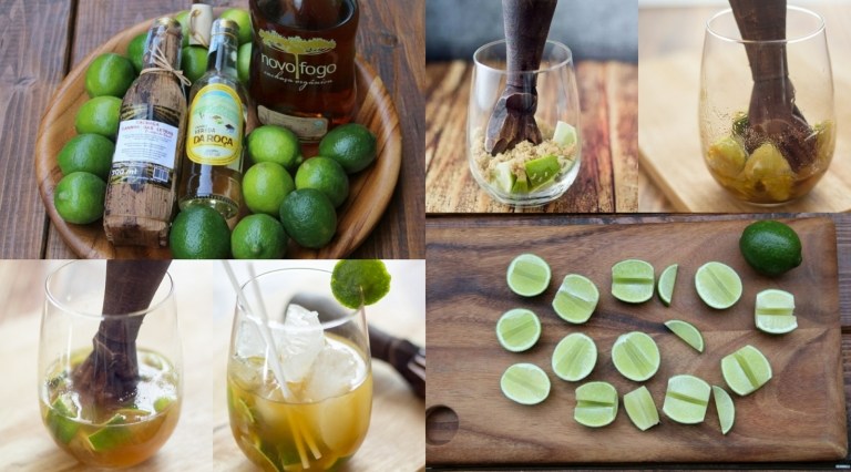 Recept na Caipirinha originálny prípravok Brazília Vápno trstina Cukor Koktejl Leto.