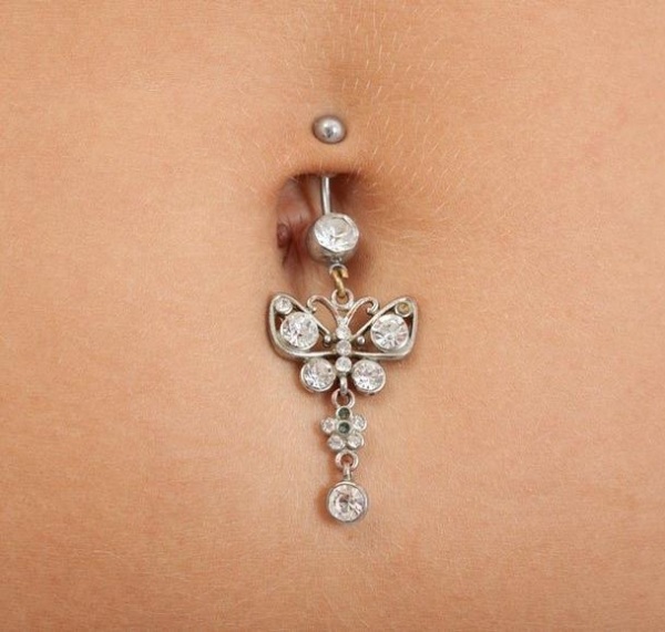 telové bruško motýlik krásne elegantné iskrivé kamienky