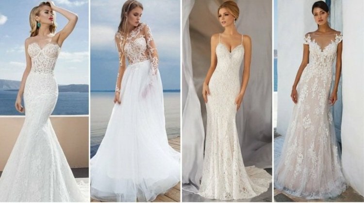 atraktívne a zvodné šaty pre odvážne nevesty s voľnou sukňou