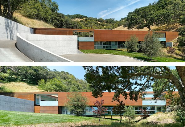 praktické riešenie riešenia-most-vila cesta moderný inovatívny vonkajší dizajn