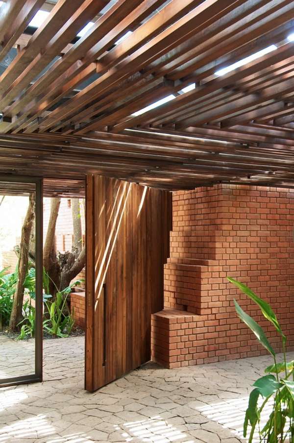 moderný-tehlový dom-india