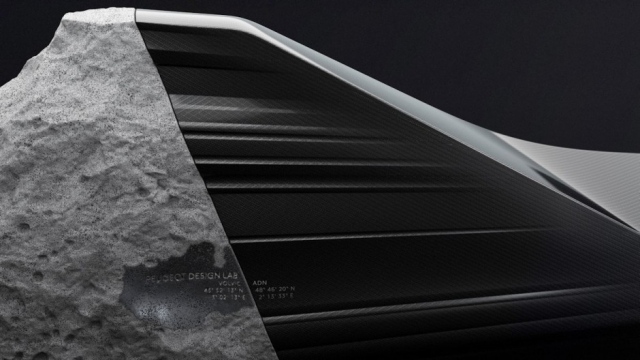 Dizajnová pohovka Pierre Gimbergues ONYX Peugeot design lab Laboratórna onyxová pohovka Pierre Gimbergues z Peugeotu
