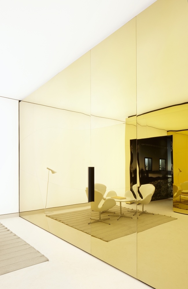 klenotníctvo dizajn zlaté nerezové platne ohlab architekti Návrh zlatníctva z nehrdzavejúcej ocele zlatých platní architektov ohlab