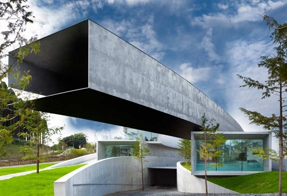 moderný dizajn - minimalistická architektúra v Japonsku