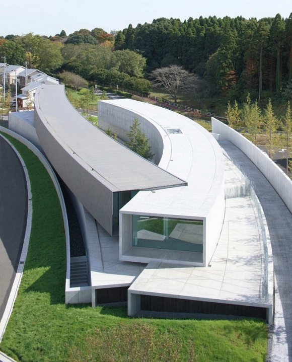 minimalistický dizajn - múzeum - fasáda