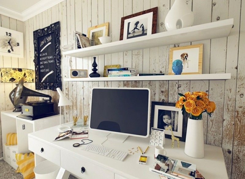 Domáca kancelária-dizajn-správne-police-písací stôl-úložný priestor