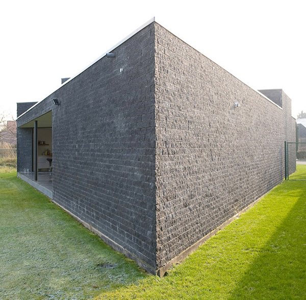moderná architektúra - kamenná fasáda