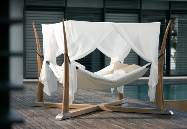biele závesy cocoon hammock design royal botania biele záclony dizajn kokonu hojdacej siete od kráľovskej botaniky