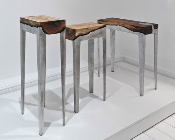Hilla-Shamia Collection-Wood Aluminium Designer Items-Londýnsky festival Hilla Shamia Collection-Drevený dizajnér hliníkového dreva v Londýne