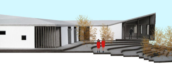 moderný rodinný dom s elegantným predným dizajnom