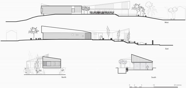 moderný rodinný dom s elegantným dizajnovým pôdorysom