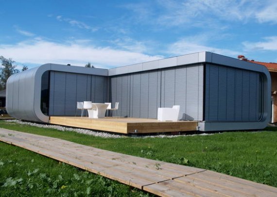 moderné montované nomádske rolety moderná panelová veranda s nomádskym domom