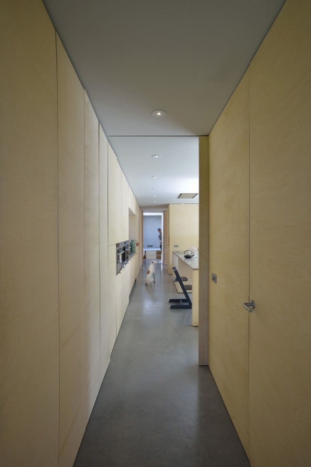 multiplex brezové vnútorné steny drevené panely obklady zrkadlový dom