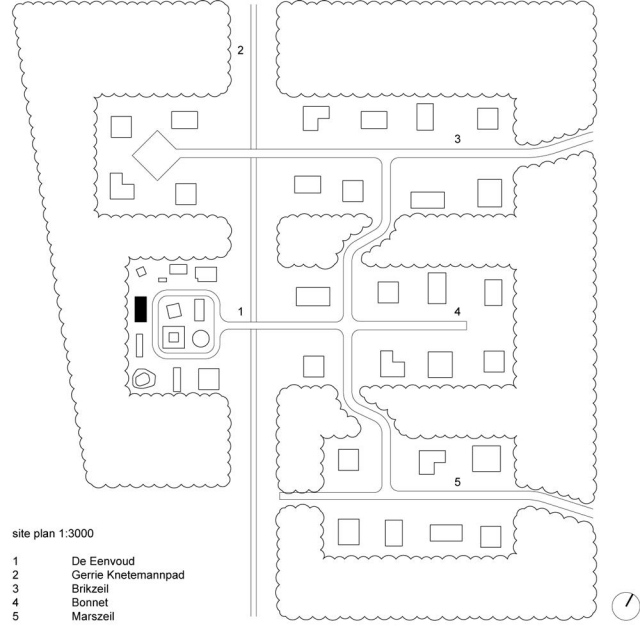 zrkadlo Dom nový bytový projekt de eenvoud-Almere Johan-Selbing-Anouk Vogel