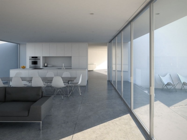 inovatívny dizajn domu od Edwarda Ogostu na prízemí