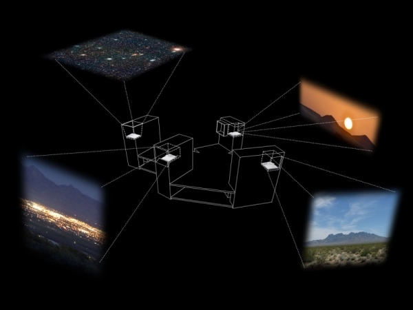moderný dizajn domu od Edward Ogosta koncept štyroch očí