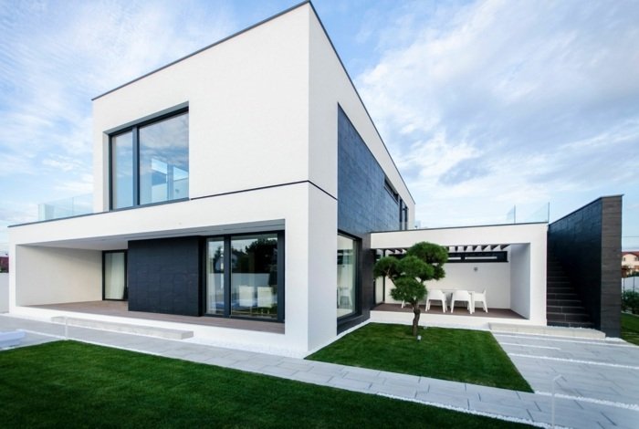 záhrada moderný minimalistický dom dom strom parazit štúdio c dom