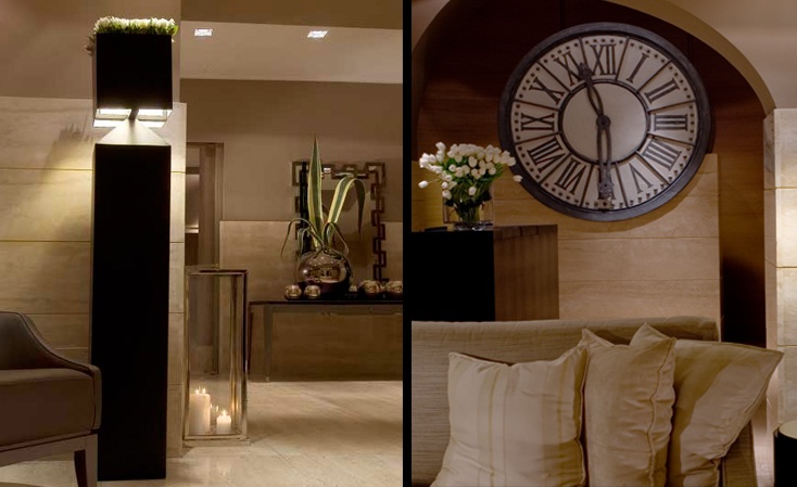 moderný interiérový dizajn Nástenné hodiny Hotel St George moderný interiérový dizajn nástenných hodín Hotel St George