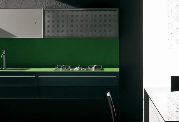 tráva-zelená kuchyňa odtiene valcucine Taliansko