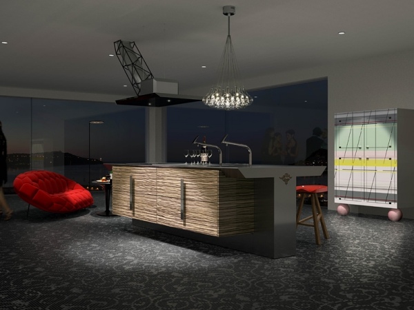 moderný dizajn kuchyne, japonské drevo moderný dizajn kuchyne od japonského dreva toyo