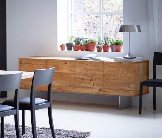 moderný drevený príborník od dk3