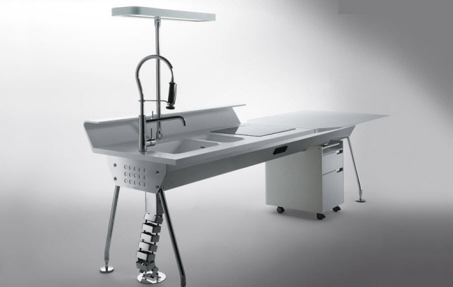 futuristické tvary solaris dizajnérska kuchyňa ernestomeda futuristické tvary dizajnérska kuchyňa solaris od ernestomeda