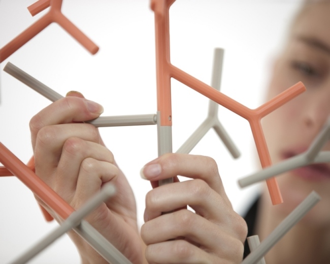 Moduly pripojené k rozvetvenej štruktúre benjamin-hubert design 2013