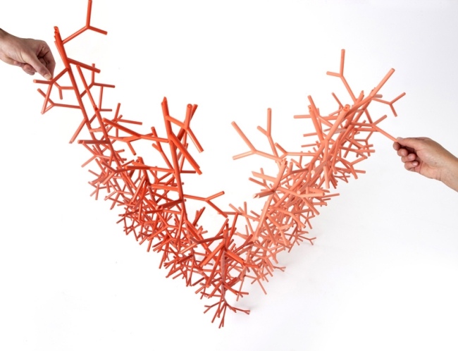 Vetvená konštrukcia, vstrekované detaily-plastové výrobky-Benjamin Hubert