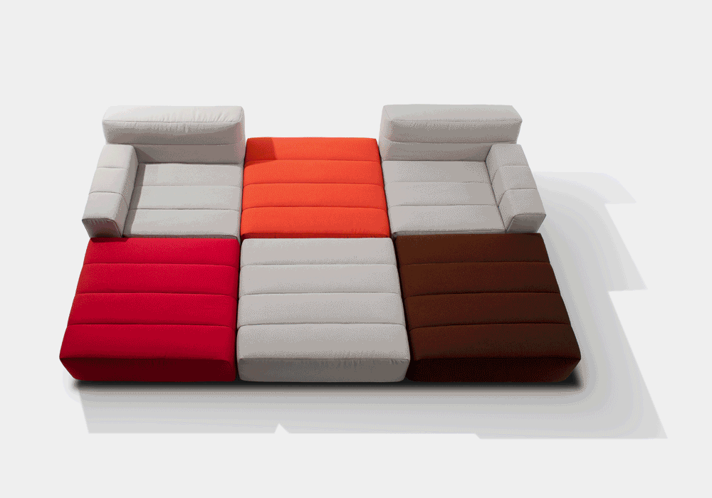 Larva modulárny sedací systém štúdio zachytáva bbyindera