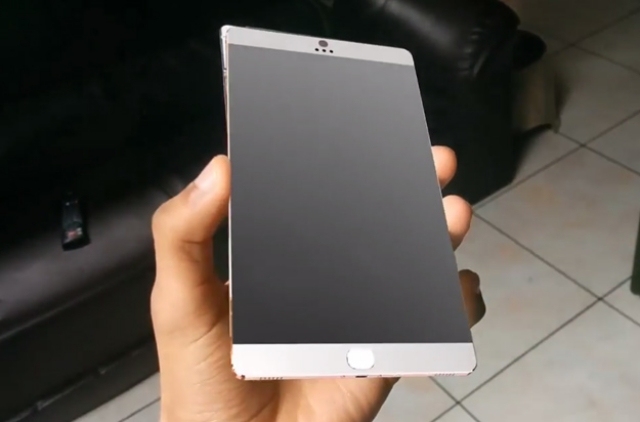 Inovatívny a schopný - nový iPhone 6 iphone-6-koncept-porovnanie rúk-veľký-displej