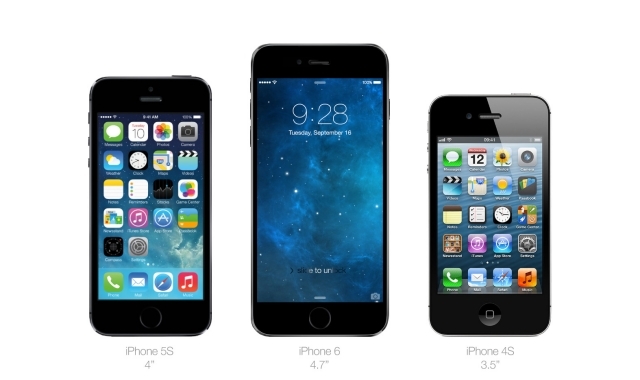 Nový iPhone 6 v porovnaní so svojimi bratmi Technológia porovnania iPhone 6 s iPhone 4 s technológiou iPhone 4