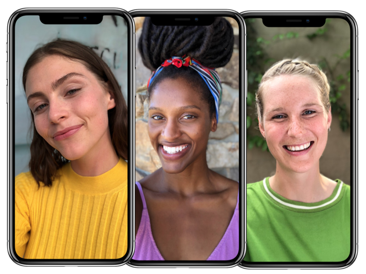 Predný fotoaparát iPhone X 12 MP farebné filtre pre milovníkov fotografií