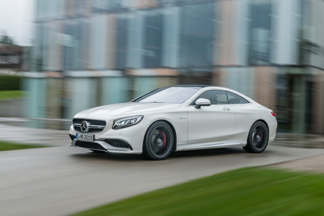 Mercedes Benz 2015 nový model S63 AMG Coupe Testovacia jazda Mercedes-Benz S63 AMG Coupе 2015