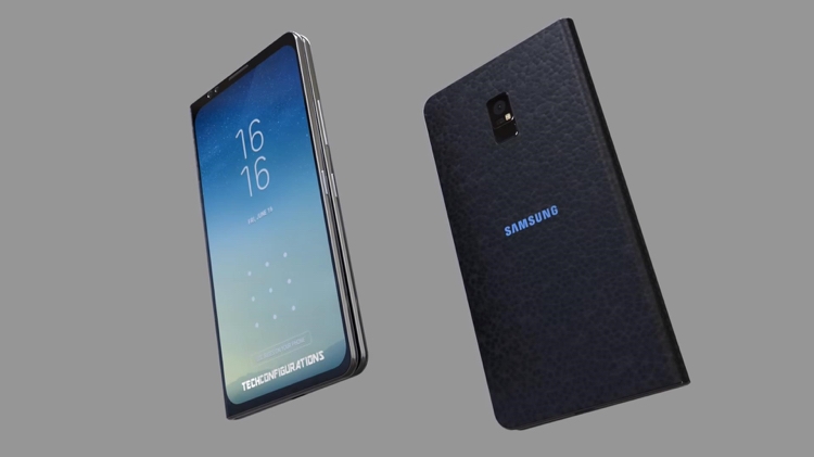 skladací super smartphone samsung galaxy x detaily technických údajov