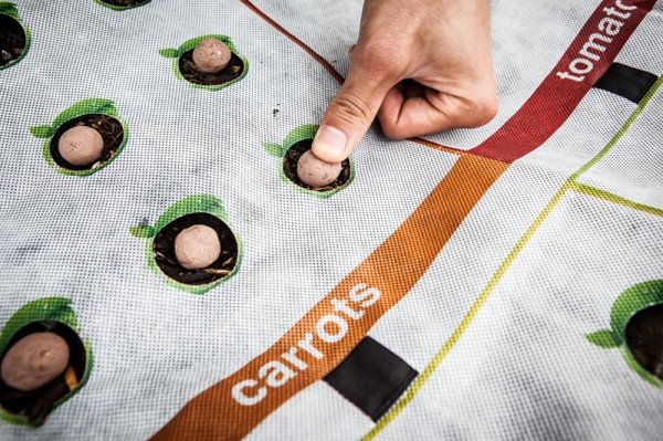 výsadba semien nourishmat mini záhrada pre zdravé potraviny