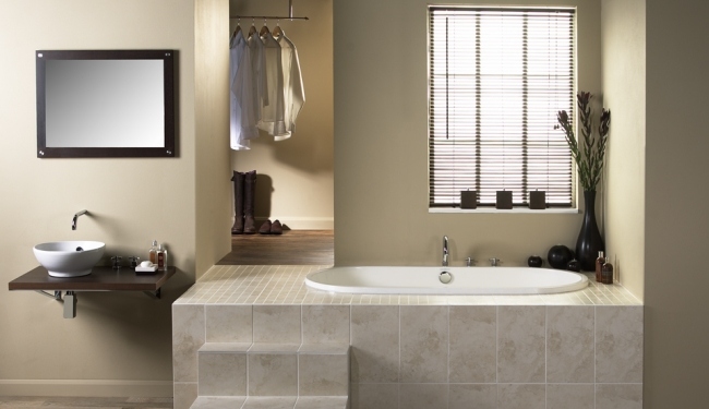 Zapustená vaňa v dlažbe-Victoria Albert-Antibes