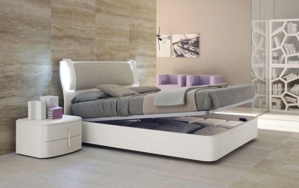 Evita Karisma dizajn postele rám postele čelo osvetlenia diotti Osvetlenie postele Evita Karisma, posteľ, čelo, osvetlenie diotti