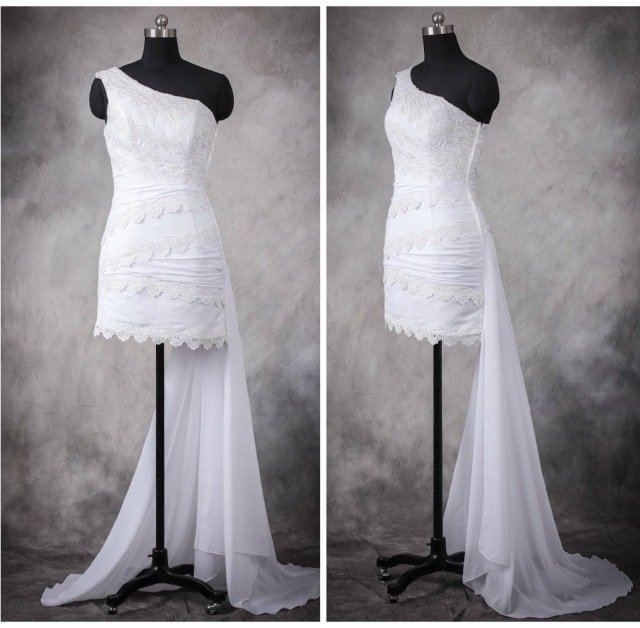 Stylisti vám odporučia najlepší variant čipka-jedno-plece-krátke-šaty-koláž-šifón