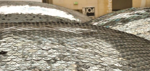 inštalácia z diskov CD premrhaných detailov krajiny inštalačné CD zbytočné detaily krajiny