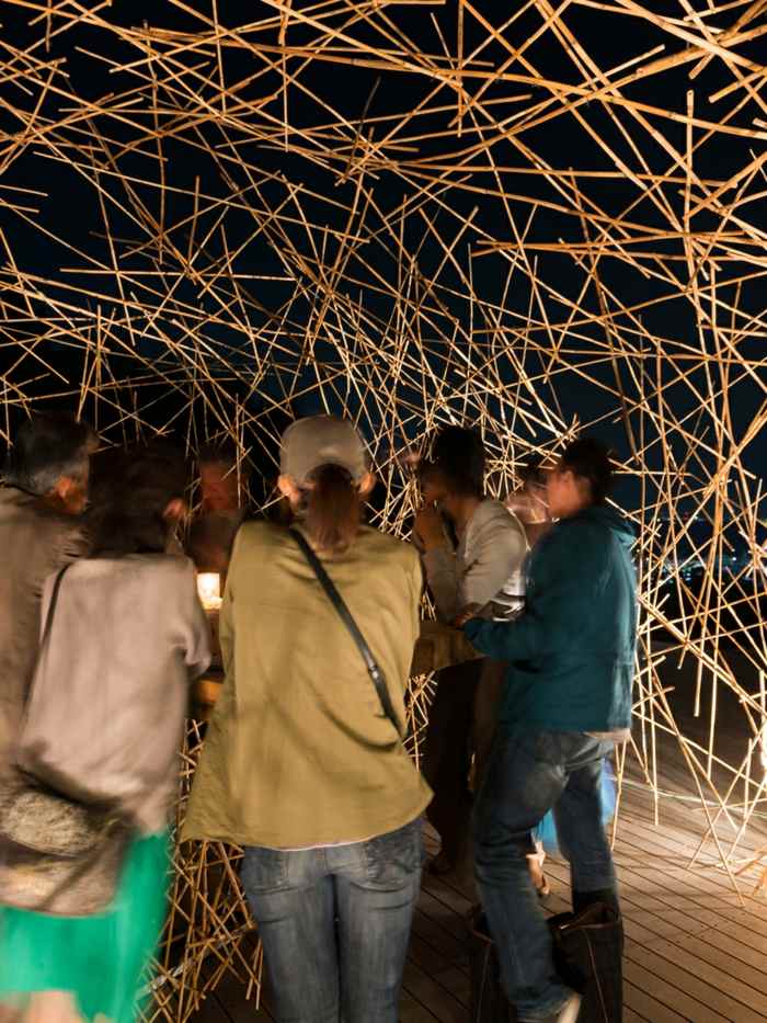 párty bar yoshi rákosie moderná architektúra Japonsko